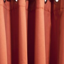 BIANCA Rust Orange Single Black Out Curtain image 5