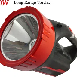 shoptric 1000 Meter Meter Long Range Emergency Torch Light with 50 Watt Laser Light Torch with 2X Double Battery Ultra Bright Torch Fast Rechargeable Port 12 hrs Torch Emergency Light image 2