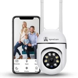 ApnaCam WiFi Mini PTZ live view 2 way audio motion alert SD Card support night vision Security Camera-15