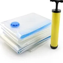 Vacuum Storage Bag For Cloth And Space Saving Vacuum Bag 5 PCS With Pump Travel Storage Vacuum Bags, High Volume Storage Vacuum Bags-image-45
