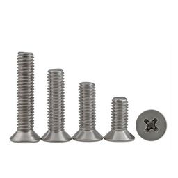 EasyMech SS 304 CSK Countersunk Philips Head M3 X 10 mm Bolt-25 Pcs. image 3