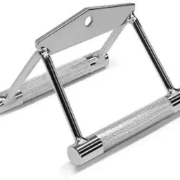 Seated Row Handle – Heavy-Duty Double D Row Handle for Cable Machine Lat Pulldown-3
