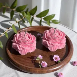 Peony Flower Scented Candle Candle-picture-13