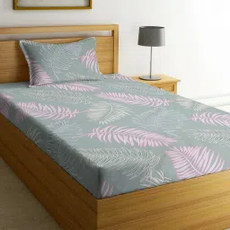 220 TC Cotton Single Printed Flat Bedsheet-image-13