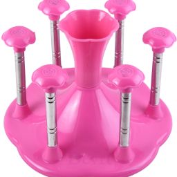 Glass Stand and Spoon Holder for Dining Table, Glass Stand for kitchen Plastic, Steel Glass Holder-17