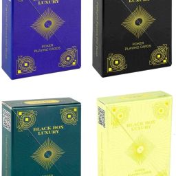 Black Box Luxury 100% Pure Plastic Playing Card Game| Poker Cards(Pack of 4)-image-38