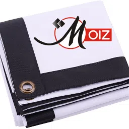 Moiz Eyelet Foldable Projector Screen 4:3 Aspect Ratio Design-09 Projector Screen (Width 183 cm x 122 cm Height) image 2