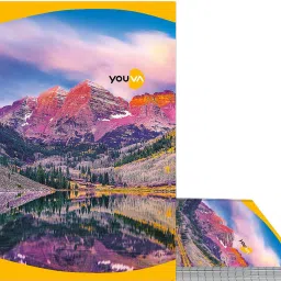 Youva Case Bound Long Book 21x29.7 cm Unruled High Quality Regular Notebook Ruled 288 Pages-26
