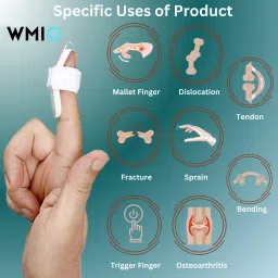 wmio Mallet Finger Splint, Comfortable Support for Injuries, Fractures, Sprains Finger Support image 2