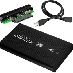 WiredCom USB 2.0 2.5 Inch SATA to USB External Hard Drive Enclosure HDD/SSD box 2.5 inch External HDD Case for SATA III, SSD, HDD image 5
