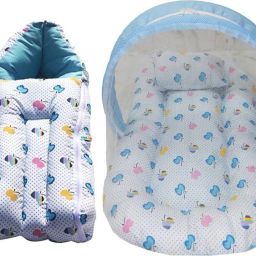 COMBO OF BABY SLEEPING BED AND BABY SLEEPING BED WITH NET Sleeping Bag-9