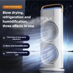Dollvo Mini Cooler Personal Cooling with LED Lights & Remote | USB Rechargeable, 3 Fan Cooling Pad-11