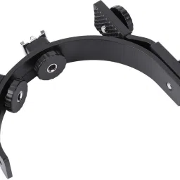 Axcess C-Shape Flash Bracket, Adjustable C-Shape Dual Hot Shoes Flash Lamp Mount Custom Flash Bracket image 4