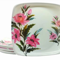 Flower Printed (8Inch) Dinner Plate-image-51
