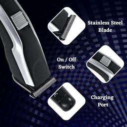 Nka Trimmer For men Built-in High Performance 0 mm Saving Device AT Trimmer 60 min Runtime 4 Length Settings image 3