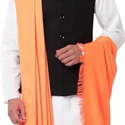 Kashmiri Thead Wool Solid Men Shawl-image-36