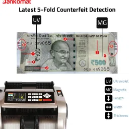 BANKOMAT Mix Value Premium Quality Machine with Fake Note Detection, Batch Mode & Fast Note Counting Machine image 2