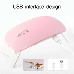 my machine SUNMini USB UV Sun Dryer Gel Nail Polish Art Curing LED Lamp 6W Portable Tool 2M Nail Polish Dryer-picture-30