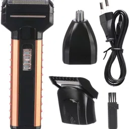 PPEL Rechargeable 4in1 Razor Face Care Floating Shaver Nose Trimmer Hair Clipper Grooming Kit 60 min Runtime 1 Length Settings-image-54
