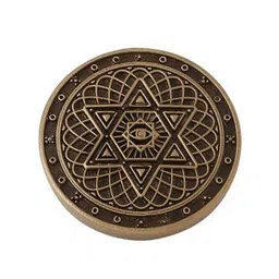 COSA NOSTRAA Set Of 5 Circular Spiral Starburst Textured Buttons image 2