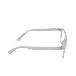 OPTIFY Adults Clear Lens & White Square Computer Sunglass with UV Protected Lens image 5