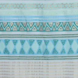 SHINGORA Blue & Grey Printed Dupatta image 2