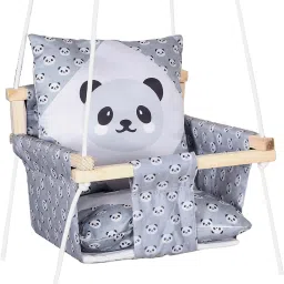 Craft Wooden Baby Swing for Kids jhula with 2 Pillows, Hanging Swing for kids Swings-image-15