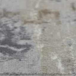 OBSESSIONS Grey & Brown Printed Anti-Static Floor Bedside Runner image 4