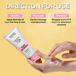 Renee Pore Minimizing SPF 70 Sunscreen with Multivitamins & Niacinamide - 50 ml image 4