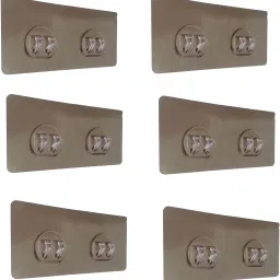 1st choice big Magic Adhesive Sticker for Bathroom Self Plastic Wall Shelf-image-1
