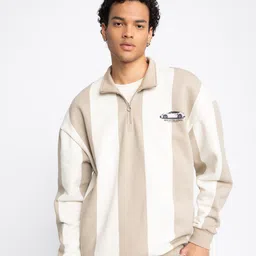 DeFacto Typography Printed Mock Collar Pullover image 4