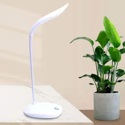 Rechargeable & Flexible with three power options (L8888) Study Lamp (40 cm, White) Study Lamp-image-85