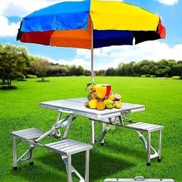 PICNIC TABLE Foldable Aluminium Inversion Chair-image-23
