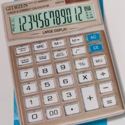 9300GC-G SMART CALCULATOR WITH BIG SCREEN BIG GLASS BUTTON BasicCalculator-19