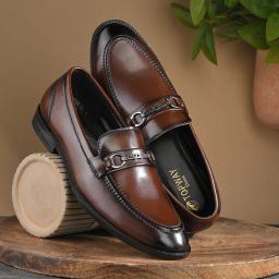 Men's Formal Leather Loafer & Mocassins Shoes Topway Loafers For Men Loafers For Men-image-82