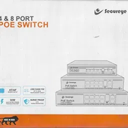 SECUREYE 4 PORT +2 UP LINK POE NETWORK SWITCH 10/100 MBPS 6 Ports 100 Mbps Network Switch-13