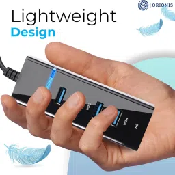 Orionis 4 Port USB HUB SuperSpeed 3.0 Portable MiniHub USB Adapter image 3