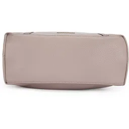 Caprese Mauve Solid Structured Shoulder Bag image 4