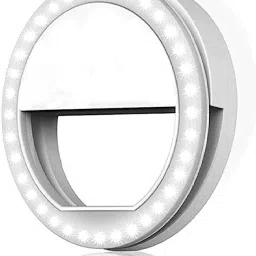Airtree Portable LED Ring Selfie Light for All Smartphones, Tablets Flash-17