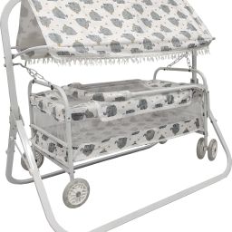 Baby Jhula Baggi Cradle square pipe for new born baby Cot-23