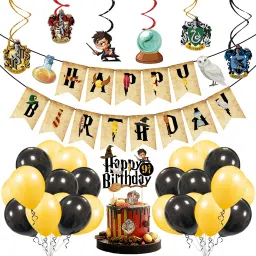 Harry Potter Birthday Decoration,Harry Potter Birthday Party Supplie(Pack of 33)-19