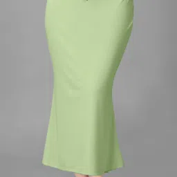 Trendmalls TM-P001-Pale Green-M Lycra Blend Petticoat-10