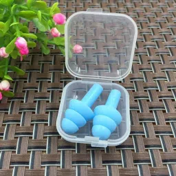 Waterproof Soft Silicone Ear Plug For Swimming & Bathing for Kids & Adult 1 Pair Ear Plug-image-11