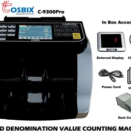 COSBIX New C-9300PRO Mix Denomination Value Counting Machine I Fake Currency Detection Note Counting Machine image 3