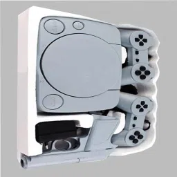 Clubics 8bit TV video Classic game console & in-built games with 3 cassettes NA GB with 30 to 40 games in built ,with 1 cassette image 2
