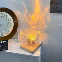 NKL Best 3D Ocean Wave Projector Lamp Romantic LED Night Light With Remote_630 Table Lamp-image-21