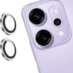 MOBCART Back Camera Lens Glass Protector, Camera Lens Ring Guard Protector for Oppo Reno 14 Pro 5G–9H Tempered, Scratch-Resistant, Camera Lens Protector Silver-picture-48