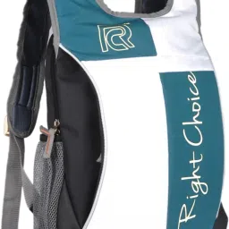 Small 20 L Backpack (2235) BLACK SKY BLUE WHITE stylish tuff quality college school casual bag boy & girl-image-40