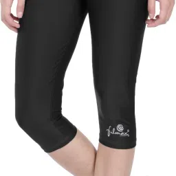 Aqua Sport Solid Women Swim-dress Black Swimsuit-image-15
