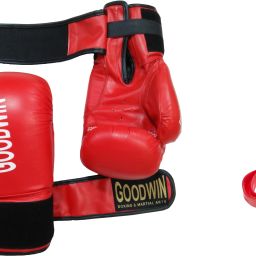 RED COLOUR BOXING GLOVES 10oz WITH MOUTH GUARD Boxing Gloves-image-11